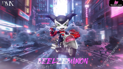 Digimon Motorcycle Beelzebumon & Motorcycle Impmon GK Statue - DMX Studio [Pre-Order] Full Payment / Motorcycle Impmon