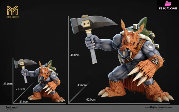Digimon Perfect Level #6 Zudomon GK Statue - MINE Studio [Pre-Order] - Digimon