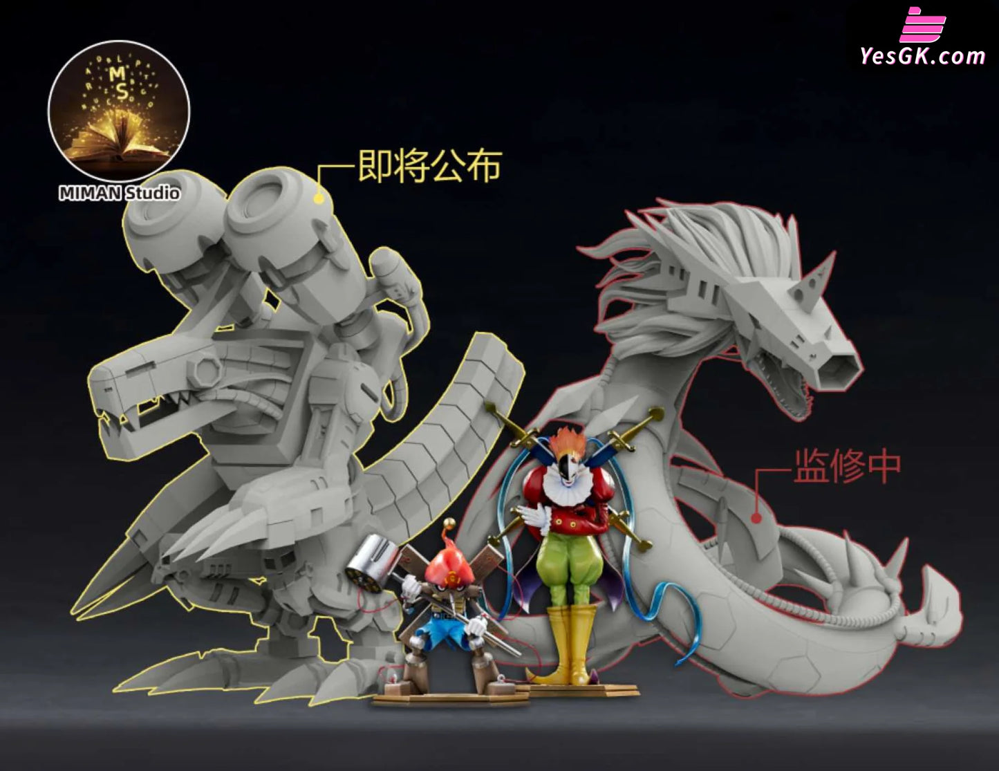 Digimon - Piedmon Resin Statue Miman Studio [In Stock]