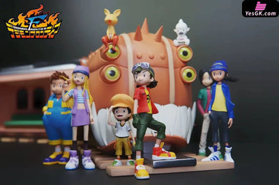 Digimon Protagonist Group Resin Statue - Dmx Studio [In-Stock]