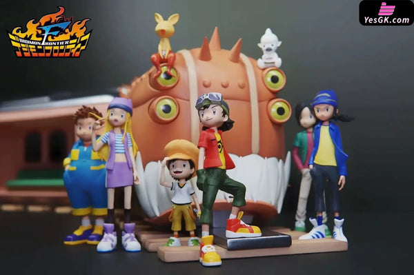 Digimon Protagonist Group Resin Statue - Dmx Studio [In-Stock]