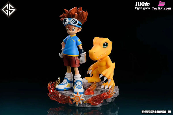 Digimon Protagonist Resonance Series #1 Yagami Taichi & Agumon Resin Statue - Gs Studio [Pre-Order]