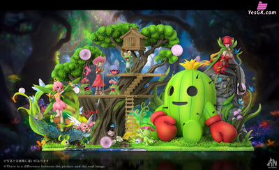 Digimon Pure Ecology Splicing Series Rosemon & Togemon & Mimi Tachikawa GK Statue - AN Studio [Pre-Order] Digimon