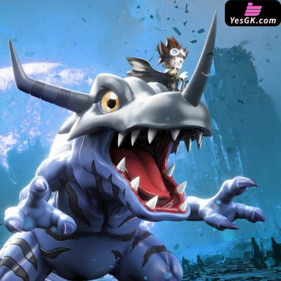 Digimon Riding Series #4 Greymon & Yagami Taichi GK Statue - DMX Studio [Pre-Order] Digimon