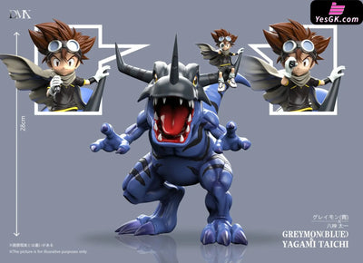 Digimon Riding Series #4 Greymon & Yagami Taichi GK Statue - DMX Studio [Pre-Order] Digimon