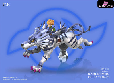Digimon Riding Series 7th Series Garurumon & Yamato Ishida GK Statue - DMX Studio [Pre-Order Closed] Digimon