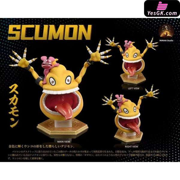 Digimon Scumon GK Statue - Mi Man Studio [In-Stock] - Full Payment - Digimon