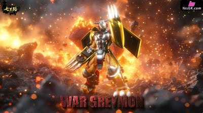 Digimon Series #1 Dual Pose War Greymon GK Statue QILILU Studio [Pre Order] Digimon