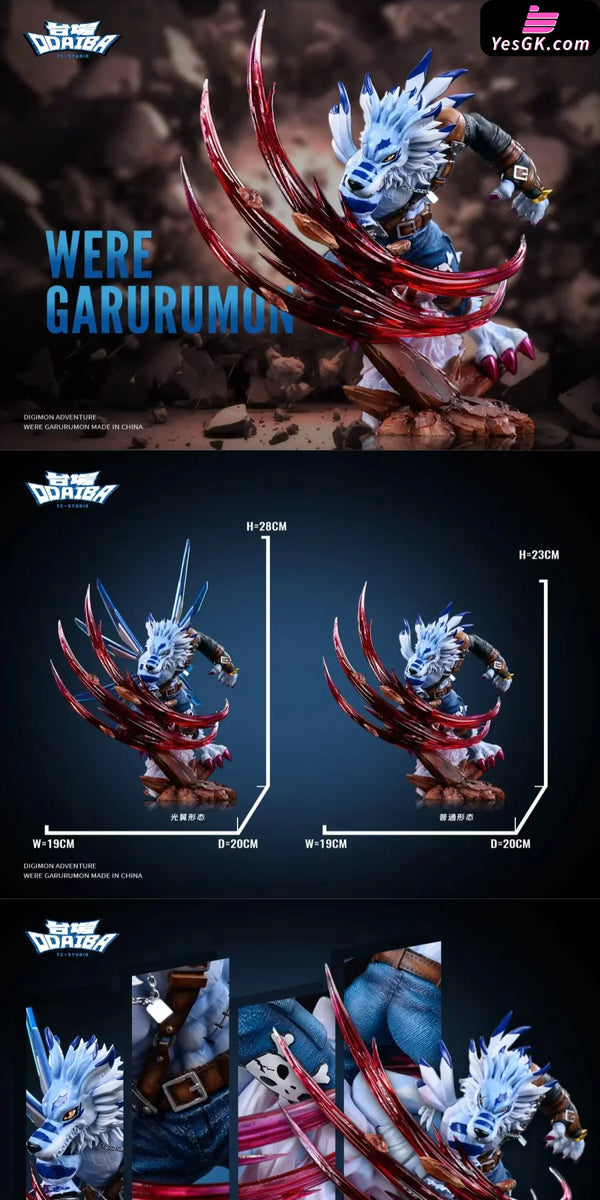 Digimon Series WereGarurumon Kaiser Nail GK Statue - TC Studio [Pre-Order] - Digimon
