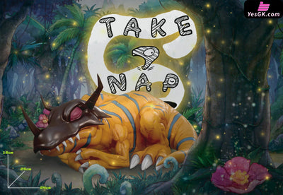 Digimon Sleeping Greymon GK Statue - Take A Nap Studio [Pre-Order] Digimon