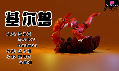 Digimon Tamers#3 Guilmon Resin Statue - White Dragon Studio [Pre - Order]