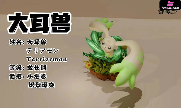 Digimon Tamers Terriermon GK Statue - White Dragon Studio [In-Stock] - Full Payment - Digimon