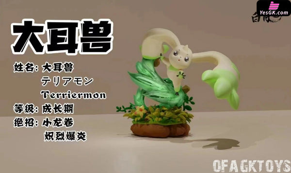 Digimon Tamers Terriermon GK Statue - White Dragon Studio [In-Stock] - Full Payment - Digimon