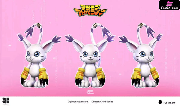 Digimon The Chosen Children Series Kari Kamiya & Tailmon GK Statue - Butterfly Studio [In-Stock] - Digimon
