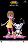 Digimon The Chosen Children Series Kari Kamiya & Tailmon GK Statue - Butterfly Studio [In-Stock] - Digimon