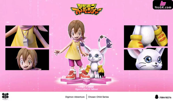Digimon The Chosen Children Series Kari Kamiya & Tailmon GK Statue - Butterfly Studio [In-Stock] - Full Payment / 1/6