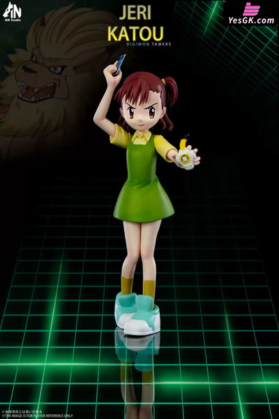 Digimon Tamers Digital World Encyclopedia Battle Character The Seven Main Characters Statue - AN Studio [Pre-Order]