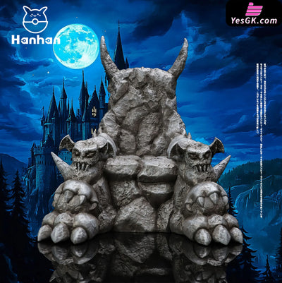 Digimon Throne Vamdemon & Pico Devimon GK Statue - Han Han Studio [Pre-Order Closed] Digimon