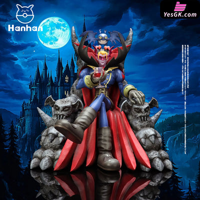 Digimon Throne Vamdemon & Pico Devimon GK Statue - Han Han Studio [Pre-Order Closed] Deposit Digimon