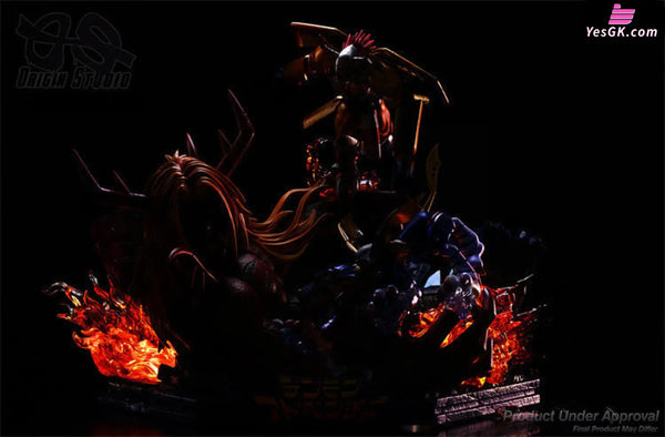 Digimon Venom Vamdemon Wargreymon Metalgarurumon Resin Statue - Origin Studio [Pre-Order Closed]