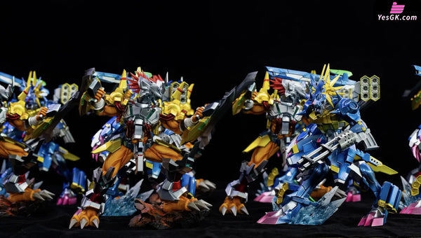 Digimon War Greymon & Antibody 1/12 GK Statue - Crazy Nest Studio & TOK Studio [In-Stock] - Digimon