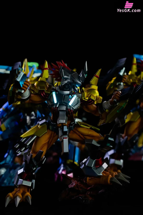 Digimon War Greymon & Antibody 1/12 GK Statue - Crazy Nest Studio & TOK Studio [In-Stock] - Digimon