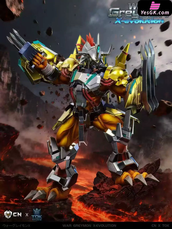 Digimon War Greymon & Antibody 1/12 GK Statue - Crazy Nest Studio & TOK Studio [Pre-Order] Full Payment / Regular