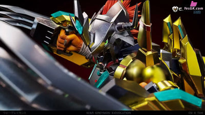 Digimon War Greymon & Antibody 1/12 GK Statue - Crazy Nest Studio & TOK Studio [Pre-Order] Digimon
