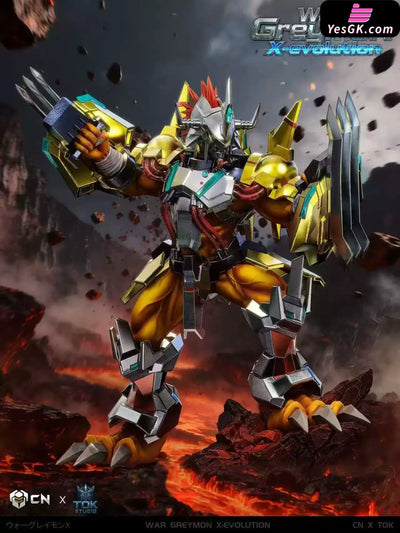 Digimon War Greymon & Antibody 1/12 GK Statue - Crazy Nest Studio & TOK Studio [Pre-Order] Full Payment / Regular
