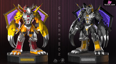 Digimon War Greymon & Black War Greymon GK Statue - AN & BBSD Studio [Pre-Order] Digimon