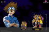 Digimon War Greymon & Black War Greymon GK Statue - AN & BBSD Studio [Pre-Order] Deposit / Max Version(War Greymon)