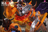 Digimon War Greymon Evolution Set Resin Statue - Kawaii Studio [In-Stock]