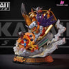 Digimon War Greymon Evolution Set Resin Statue - Kawaii Studio [In-Stock]