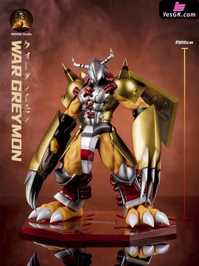 Digimon WarGreymon & Agumon GK Statue - Mi Man Studio [In-Stock] - Digimon