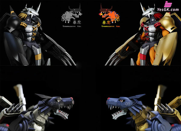 Digimon WarGreymon & MetalGarurumon GK Statue - Tyrannosaurus Rex Studio [In-Stock] - Digimon