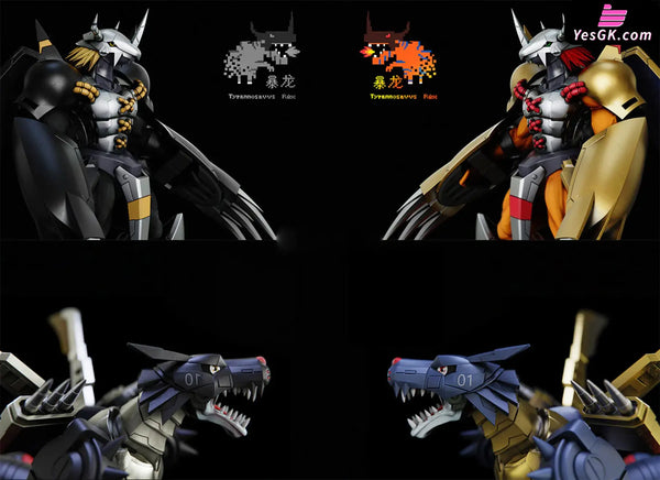 Digimon WarGreymon & MetalGarurumon GK Statue - Tyrannosaurus Rex Studio [In-Stock] - Digimon
