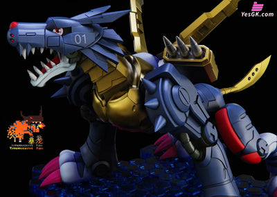 Digimon WarGreymon & MetalGarurumon GK Statue - Tyrannosaurus Rex Studio [In-Stock] - Digimon
