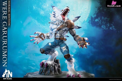 Digimon Were Garurumon GK Statue - AN Studio [In-Stock] - Full Payment / Original Color - Digimon