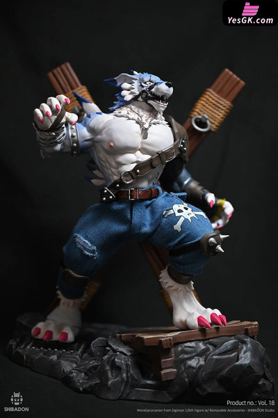 Digimon Were Garurumon GK Statue - Shibadon Studio [Pre-Order] Digimon