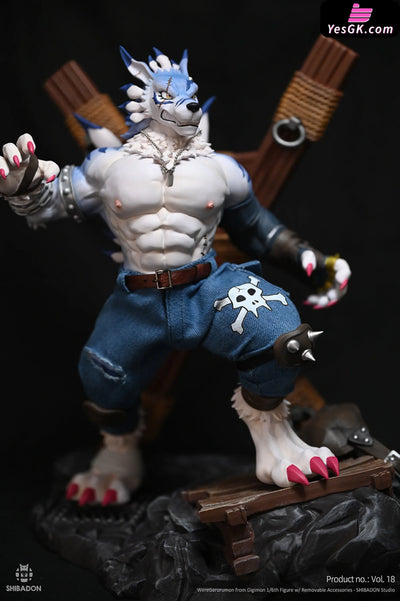 Digimon Were Garurumon GK Statue - Shibadon Studio [Pre-Order] Digimon