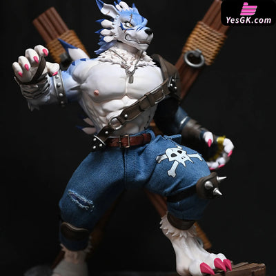 Digimon Were Garurumon GK Statue - Shibadon Studio [Pre-Order] Digimon