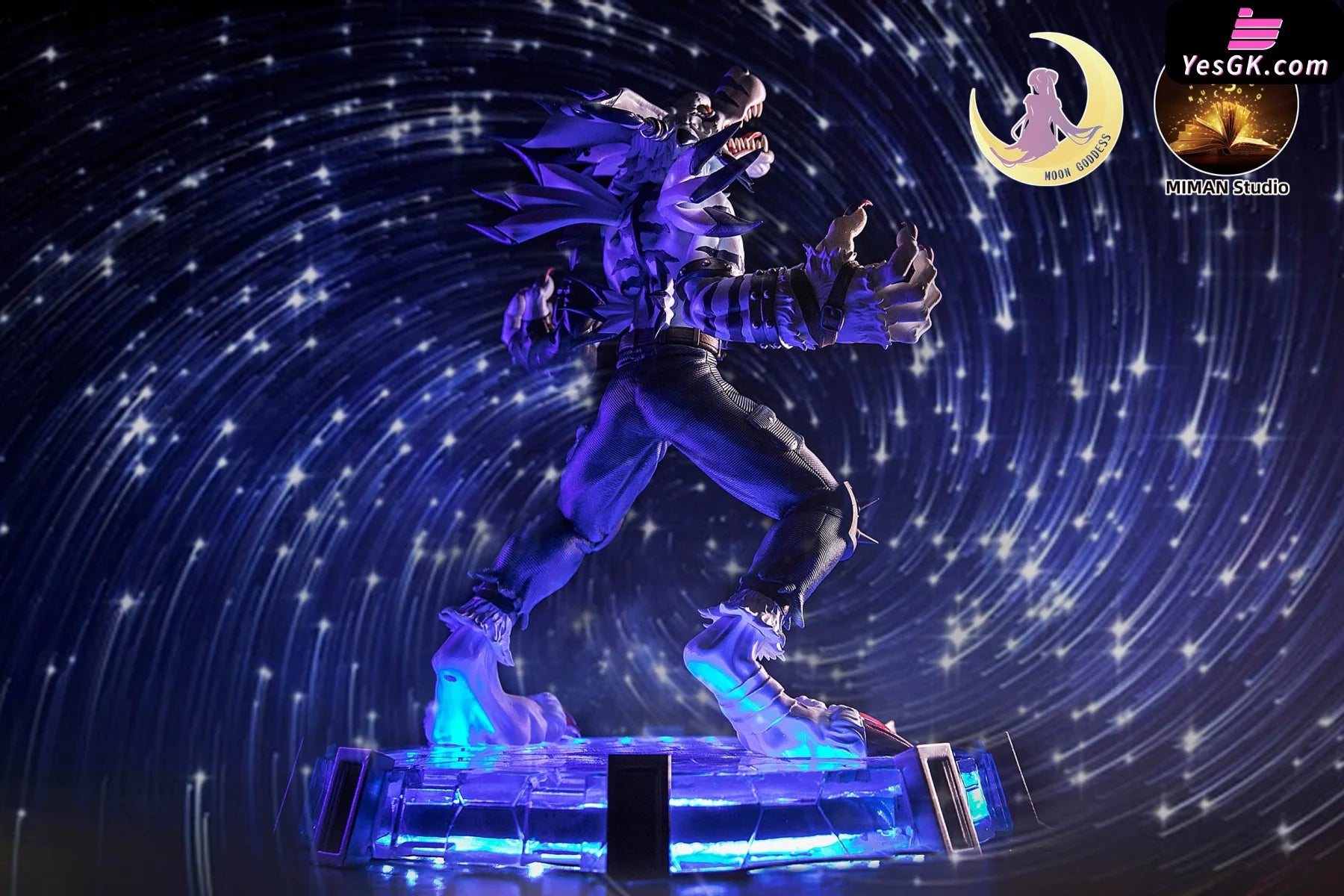 Digimon - Were Garurumon with LED Resin Statue - MIMAN Studio [In Stoc ...