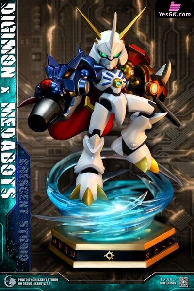 Digimon X Medabots - Royal Knights Omegamon Resin Statue Crescent Studio [In Stock]