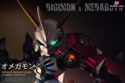 Digimon X Medabots - Royal Knights Omegamon Resin Statue Crescent Studio [In Stock]