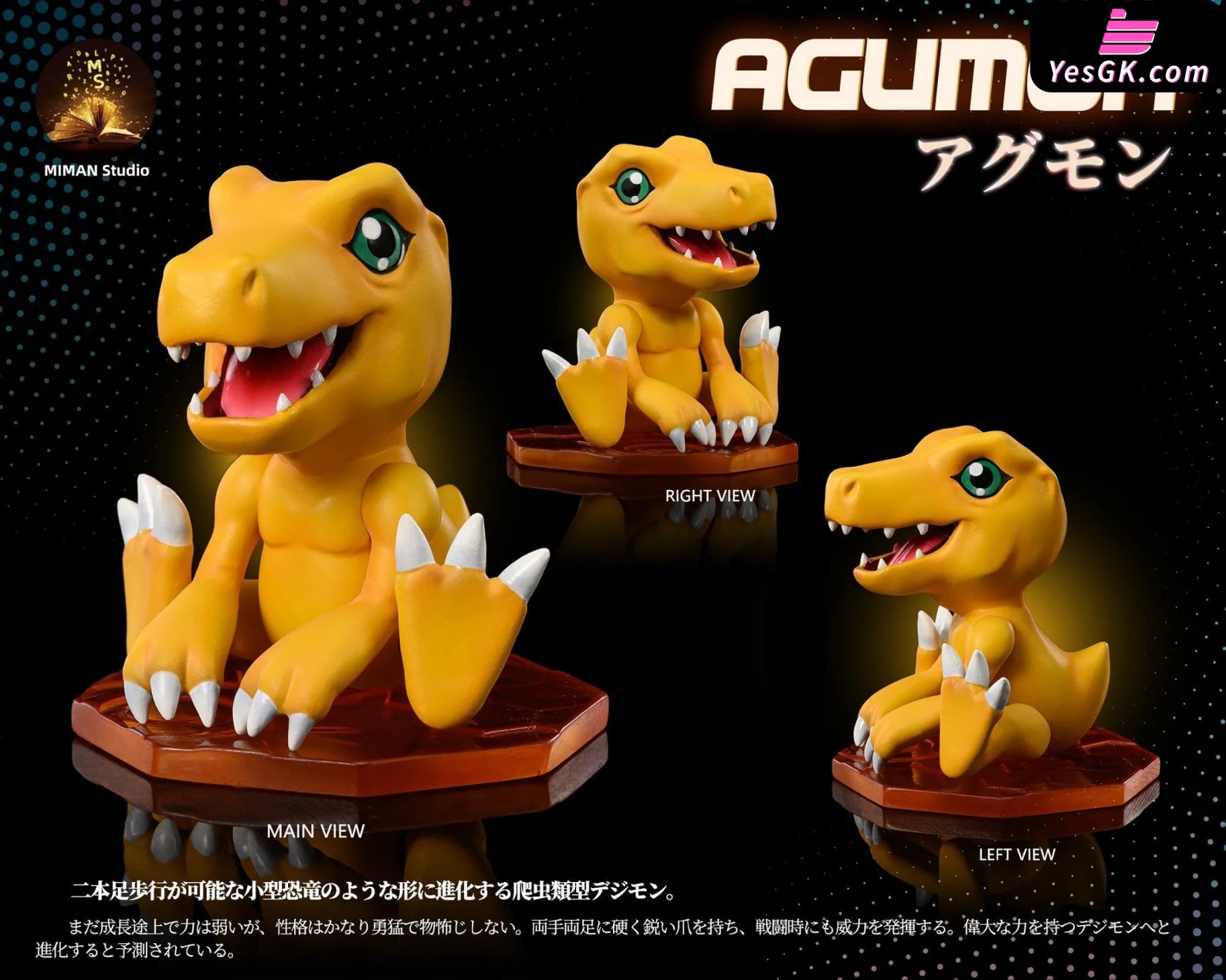 Digimon Yagami Taichi And Agumon Resin Statue - Mi Man Studio [Pre-Order]