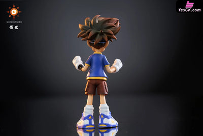 Digimon Yagami Taichi & Koromon Botamon Digitama Statue - Genesis Studio [Pre-Order]