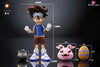 Digimon Yagami Taichi & Koromon Botamon Digitama Statue - Genesis Studio [Pre-Order]