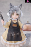 DLC + Meow Town Bakery Shop Assistant Li Hua Cat & Customer British Shorthair Cat (Licensed) Figure - RIBOSE Studio