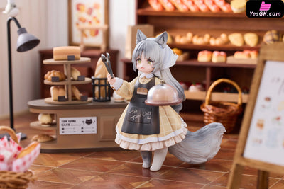 DLC + Meow Town Bakery Shop Assistant Li Hua Cat & Customer British Shorthair Cat (Licensed) Figure - RIBOSE Studio