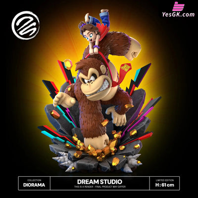 Donkey Kong Bananza Donkey Kong & Pauline GK Statue - Dream Studio [Pre-Order] Others
